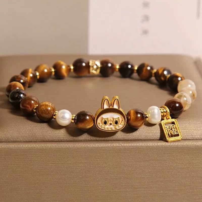 Rabubu Tiger Eye Crystal Bracelet