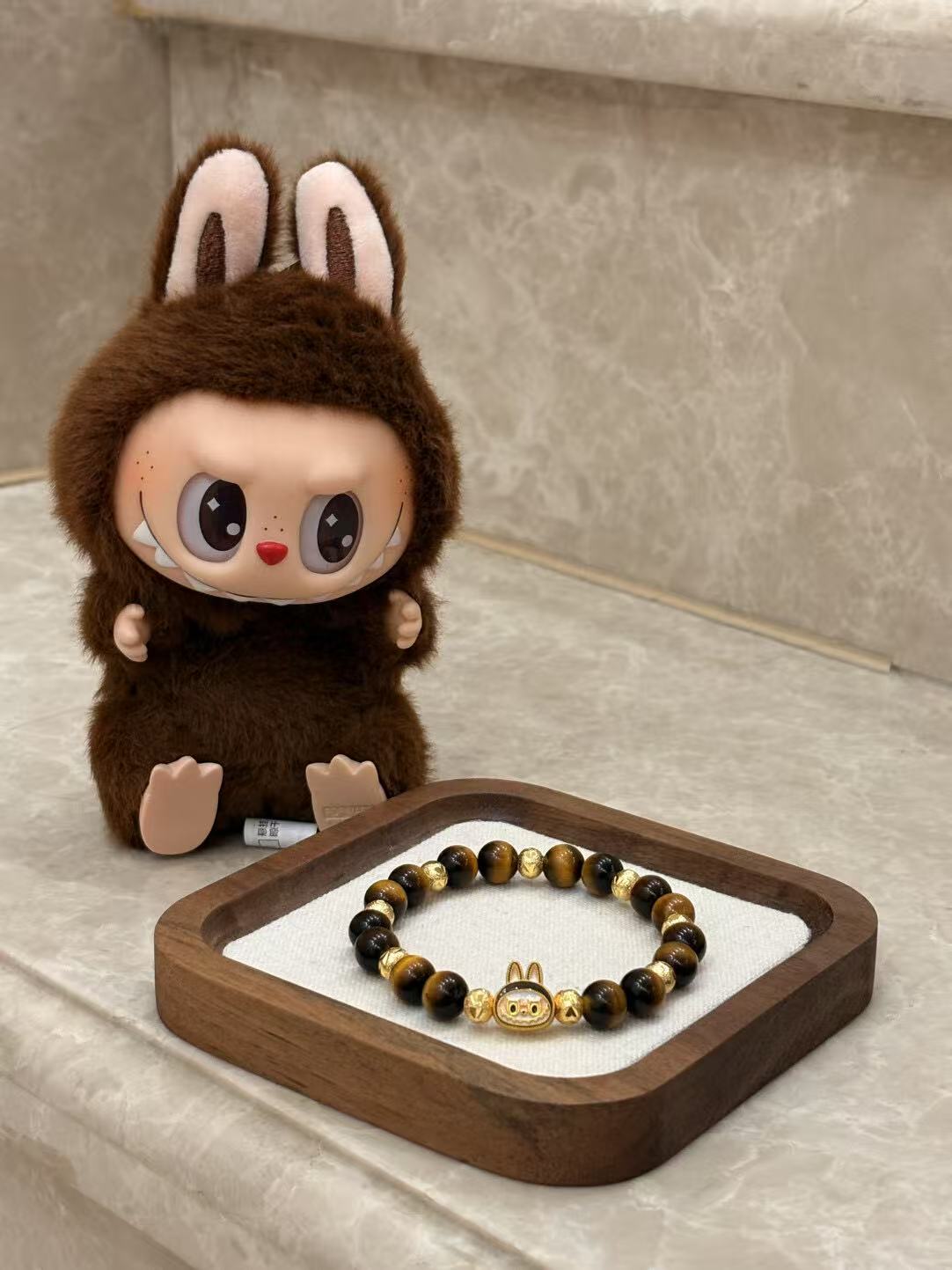 Rabubu Natural Tiger Eye Crystal Bracelet